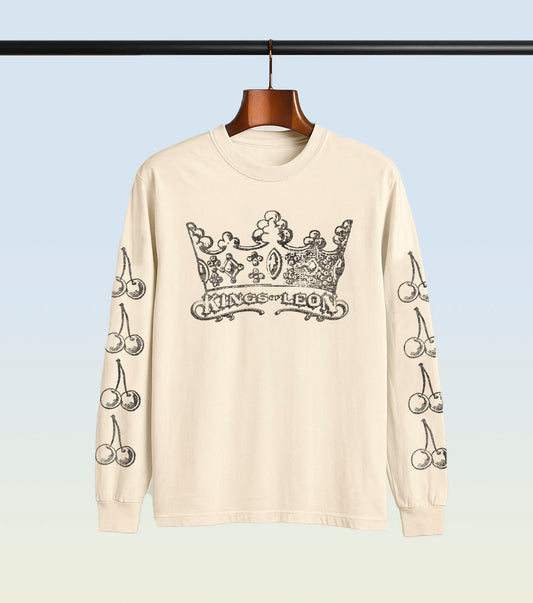 Crown Long Sleeve (Vintage White)